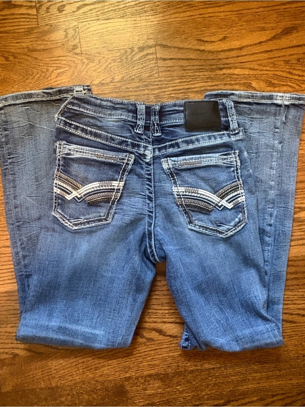 Boys Buckle Black Jeans. 12R